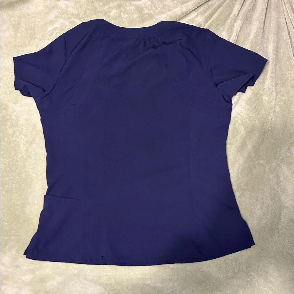 Natural Uniforms, Navy Blue Scrubs, Women’s size Medium - Picture 3 of 7